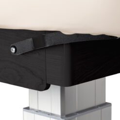 SPA-hoitopöytä Sillon Comfort, kermanvaalea, musta jalusta