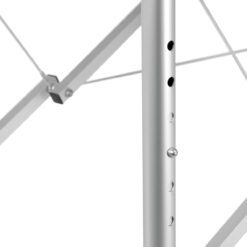 Alumiininen kokoontaitettava hierontapöytä BALANCE, 2-osainen – Musta