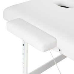 Alumiininen kokoontaitettava hierontapöytä BALANCE, 3-osainen – Valkoinen