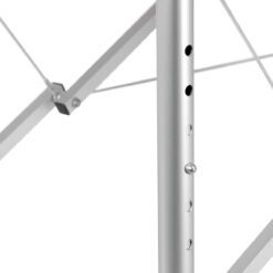 Alumiininen kokoontaitettava hierontapöytä BALANCE, 3-osainen – Valkoinen