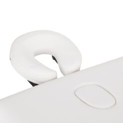 Puinen kokoontaitettava hierontapöytä BALANCE Lux, 3-osainen, 190x70 cm – Valkoinen