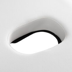 Puinen kokoontaitettava hierontapöytä BALANCE Lux, 3-osainen, 190x70 cm – Valkoinen