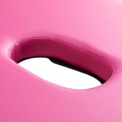 Puinen kokoontaitettava hierontapöytä BALANCE, 2-osainen – Pinkki/Musta