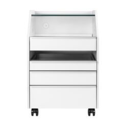 Jalkahoitajan apupöytä 984, valkoinen