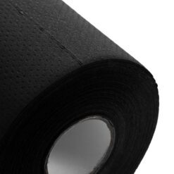 Kertakäyttöinen laminoitu paperialusliina, 50 cm x 40 m – Musta