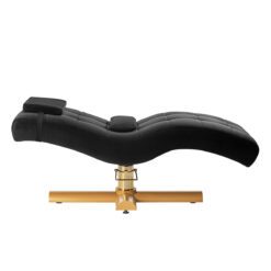 Ripsienhoitotuoli Sillon Corona, musta, kultainen jalusta