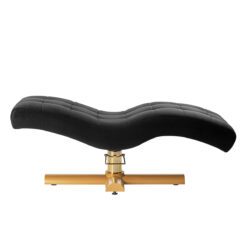 Ripsienhoitotuoli Sillon Corona, musta, kultainen jalusta