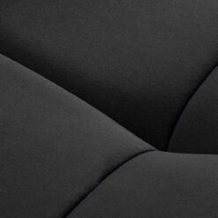 Ripsienhoitotuoli Sillon Corona, musta, kultainen jalusta