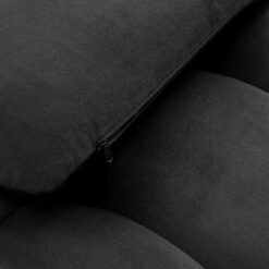 Ripsienhoitotuoli Sillon Corona, musta, kultainen jalusta