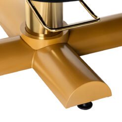 Ripsienhoitotuoli Sillon Corona, musta, kultainen jalusta