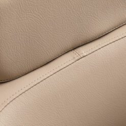 Kampaamotuoli Bratislavia, beige, kromattu jalusta