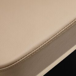 Kampaamotuoli Bratislavia, beige, kromattu jalusta