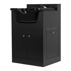Pesupaikka BB06 kaapilla, musta