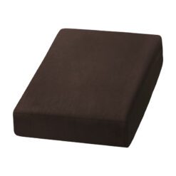 Hoitotuolin veluuripäällinen, ruskea