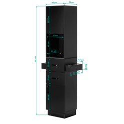 Kampaamokaappi TOTEM BLACK