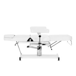 Hydraulinen hoitotuoli Sillon A 210DH kehto-ominaisuudella, valkoinen
