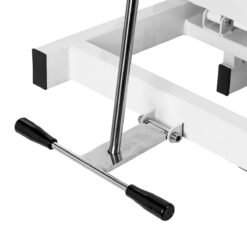 Hydraulinen hoitotuoli Sillon A 210DH kehto-ominaisuudella, valkoinen