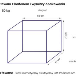 Jalkahoitotuoli LUX PEDI, 3 moottoria