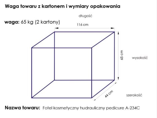 Hoitotuoli hydraulinen A 234C PEDI, valkoinen