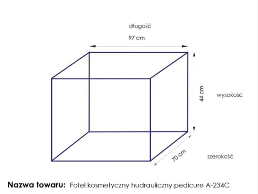 Hoitotuoli hydraulinen A 234C PEDI, valkoinen