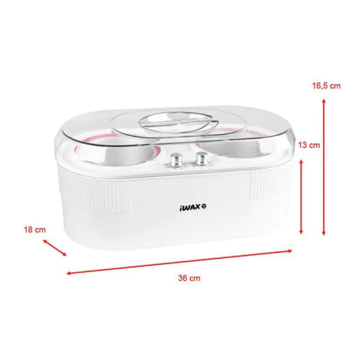 Vahalämmitin 2 in 1, kahdelle purkelle 400ML + 800 ML, 350 W