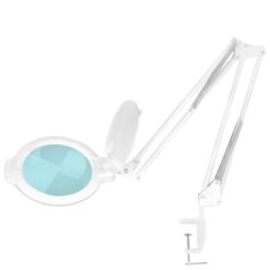 LED-suurennuslasivalaisin työpöydälle MOONLIGHT 8012/5" WHITE