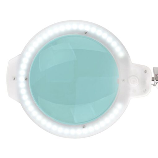 LED-suurennuslasivalaisin työpöydälle MOONLIGHT 8012/5" WHITE