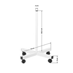 Suurennuslasivalaisin LED S4 + lattiajalusta