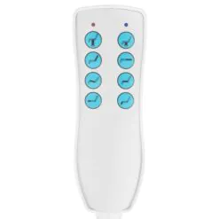 Hoitotuoli AZZURRO 871, 4 moottoria, valkoinen