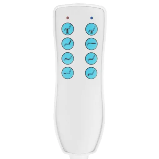 Hoitotuoli AZZURRO 871, 4 moottoria, valkoinen
