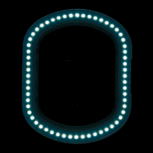 ELEGANTE 6028 60 LED SMD 5D, suurennuslasivalaisin työpöydälle, valon voimakkuuden säädöllä