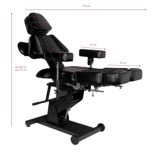 PRO INK 606, sähköinen tatuointipenkki, musta
