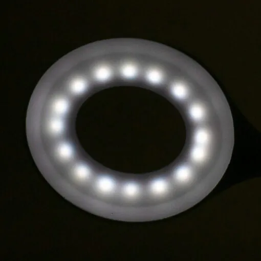 Työpöytävalaisin RING LED SNAKE valkoinen