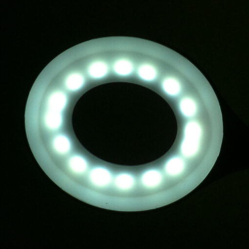 Työpöytävalaisin RING LED SNAKE valkoinen