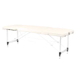 COMFORT kokoon taitettava hieronta/hoitopöytä CREAM 3-osainen