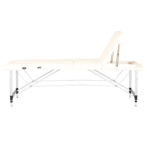 COMFORT kokoon taitettava hieronta/hoitopöytä CREAM 3-osainen