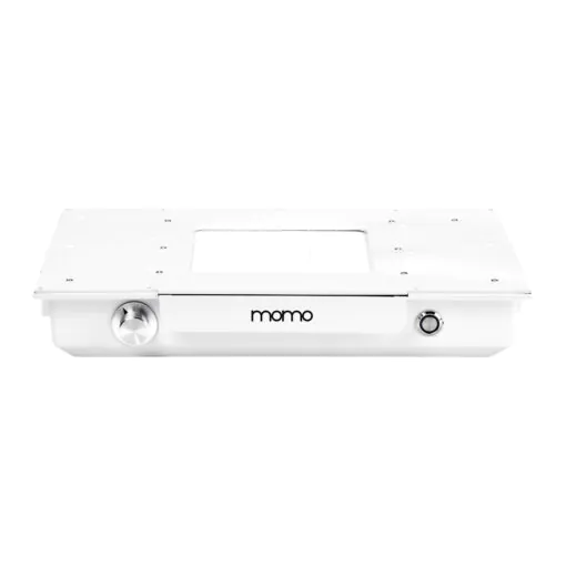 Sisäänrakennettava kasettipölynkerääjä Momo professional J-02, valkoinen.
