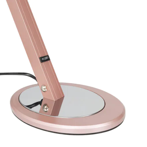 Työpöytävalaisin SLIM LED, ruusukulta