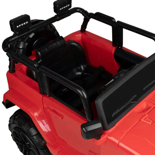 Lasten kampaamotuoli leikkiauto SUV, punainen