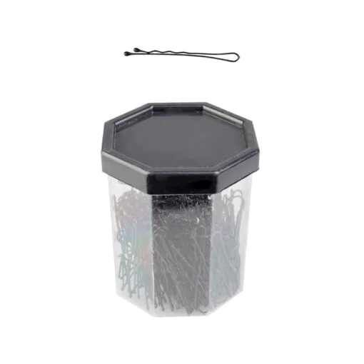 Kampaajan hiuspinnit 4,9 cm - E-62 150 kpl, mustat