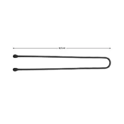 Kampaajan hiuspinnit 4,9 cm - E-63 150 kpl, mustat