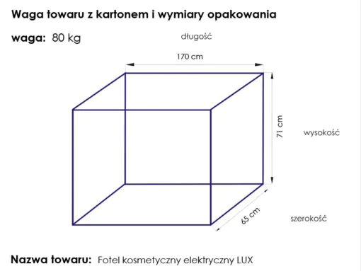 Sähköinen hoitotuoli Lux valkoinen, lämmitetty