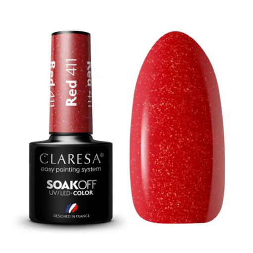 CLARESA RED 411 hybridilakka, 5 ml