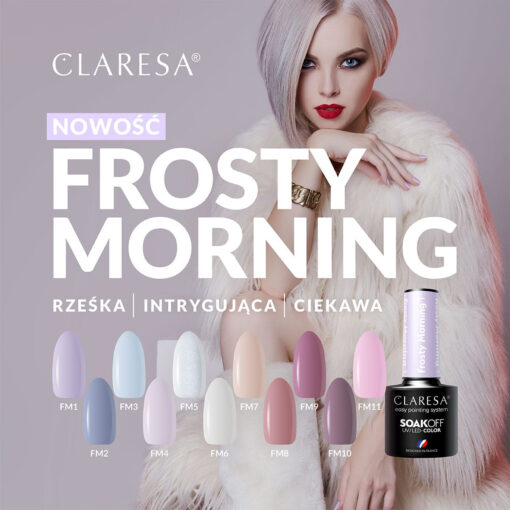 CLARESA Frosty Morning 8 hybridilakka, 5 ml