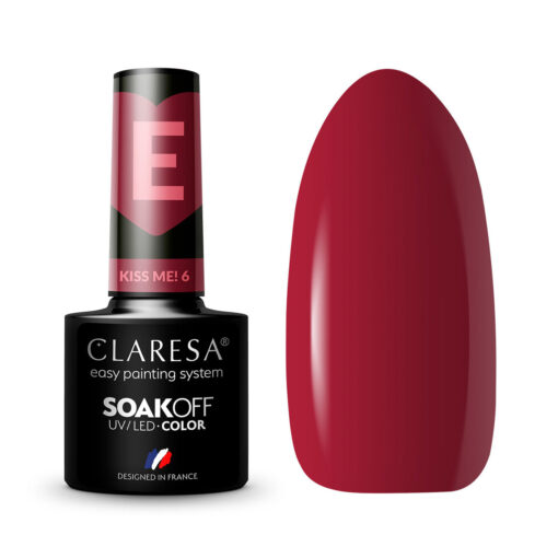 CLARESA Kiss Me! 6 hybridilakka, 5 ml