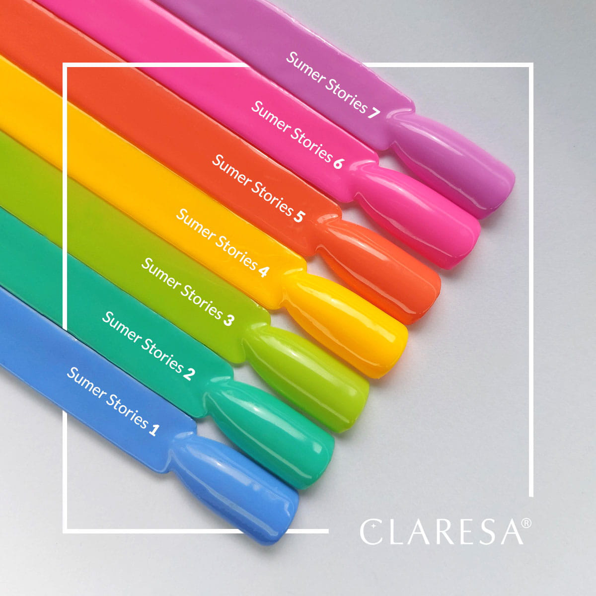 CLARESA SUMMER STORIES 3 hybridilakka, 5 ml CLARESA SUMMER STORIES 3 hybridilakka, 5 ml