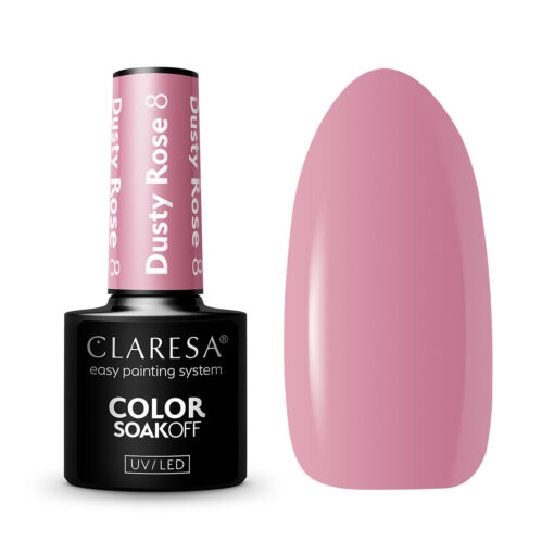 CLARESA DUSTY ROSE 8 hybridilakka, 5 ml