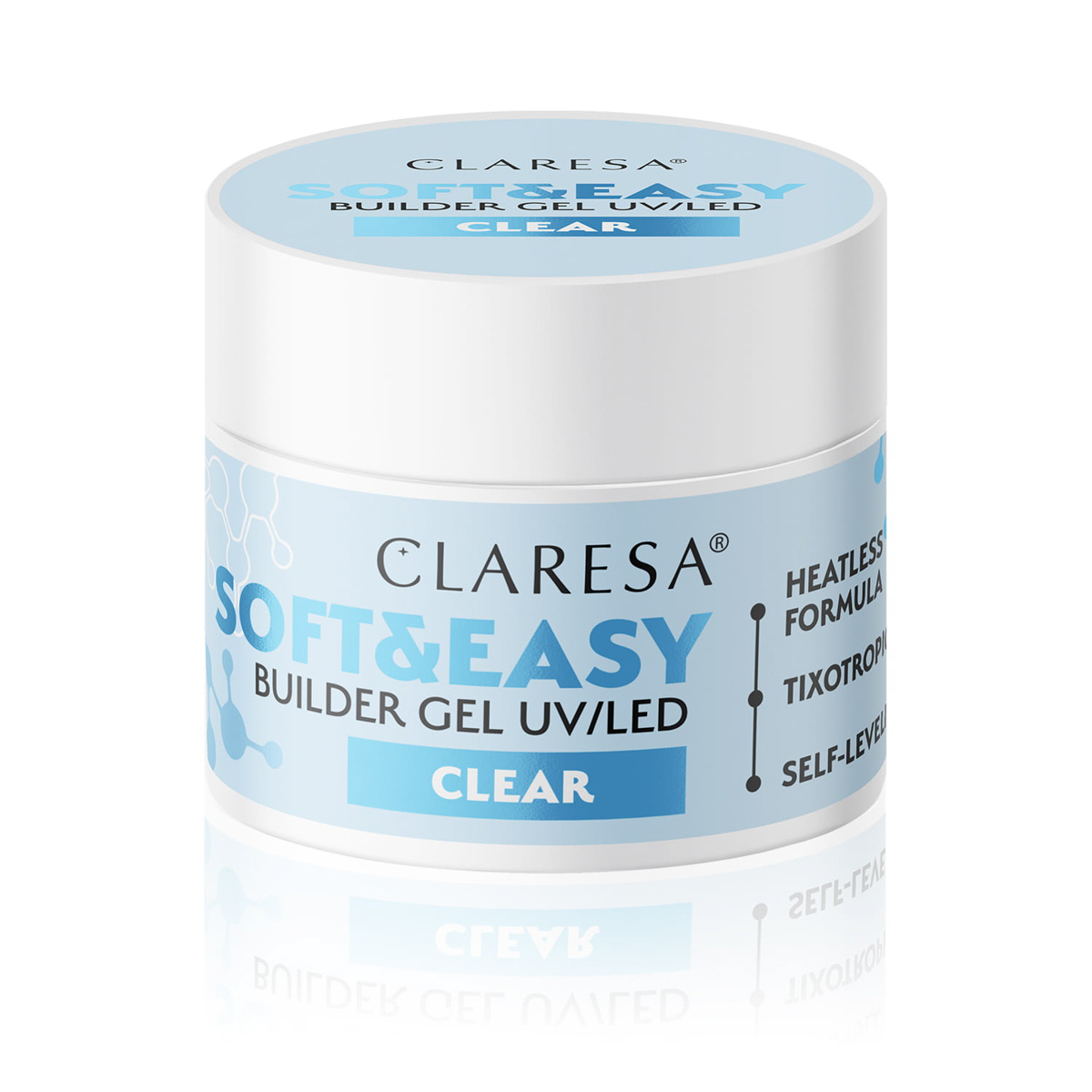 Claresa Soft&Easy BUILDER GEL CLEAR 45g Claresa Soft&Easy BUILDER GEL CLEAR 45g