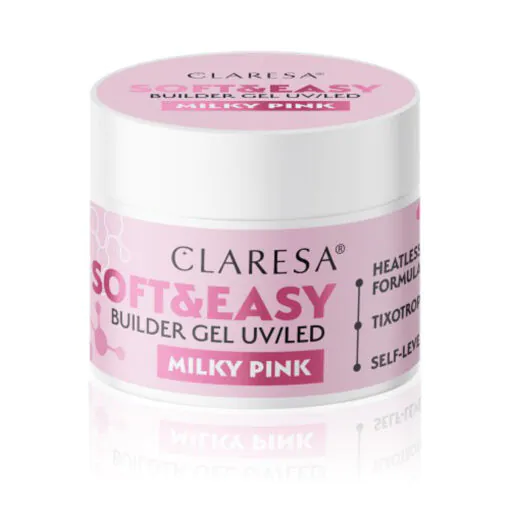 Claresa Soft&Easy BUILDER GEL MILKY PINK 90g