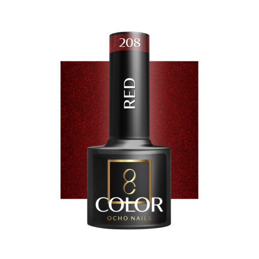 OCHO NAILS hybridilakka 208 punainen 5 ml